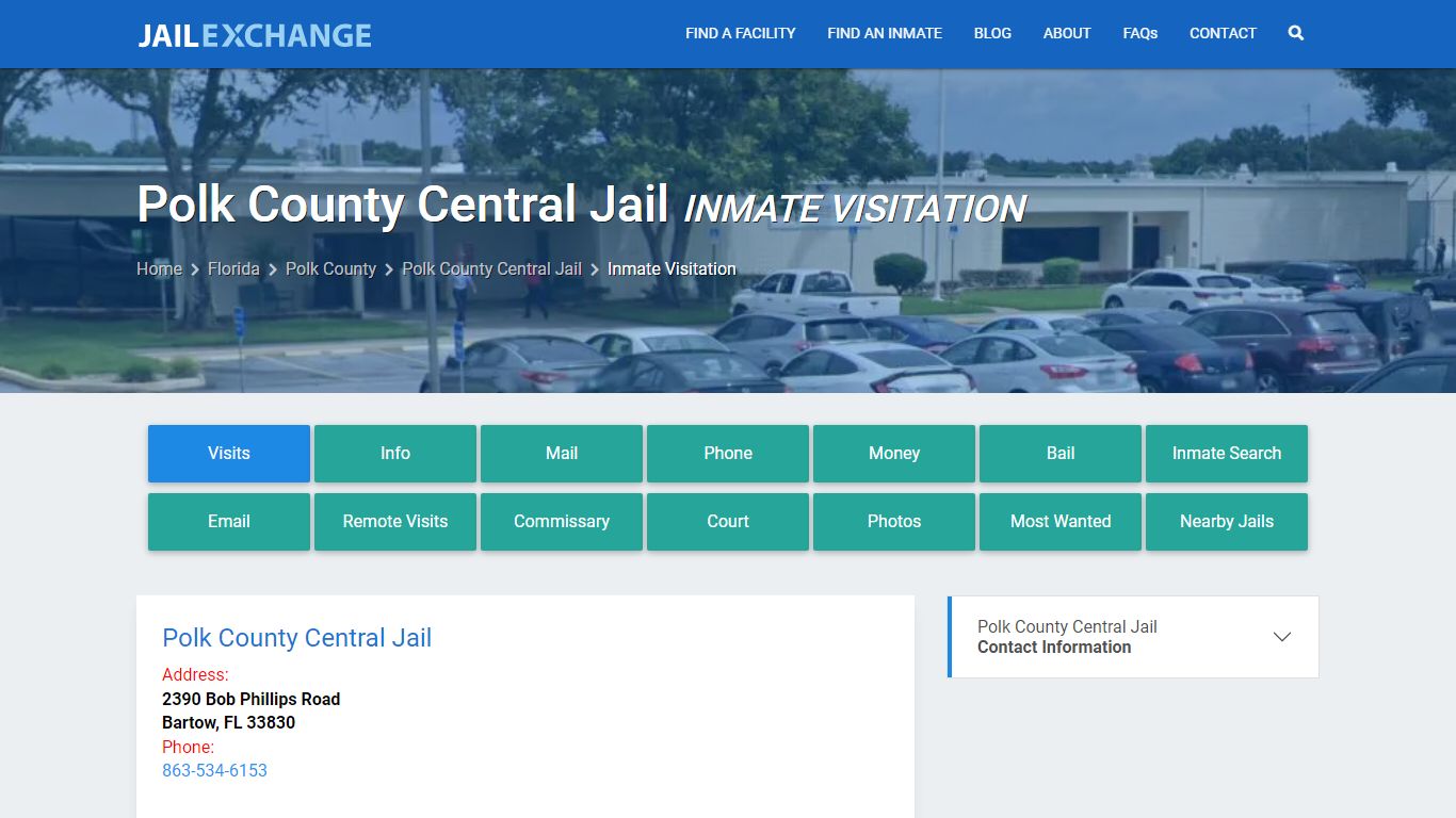 Polk County Central Jail Inmate Visitation - Jail Exchange